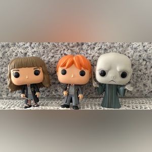 Harry Potter FUNKO POP VINYL FIGURES ( set of 3)